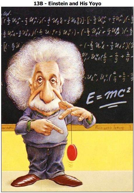 Einstein and His Yo-yo 1 Funny Caricatures, Celebrity Caricatures, Caricature Drawing, E Mc2, Cartoon Faces, Caricatures, Albert Einstein, Tag Art, Funny Faces