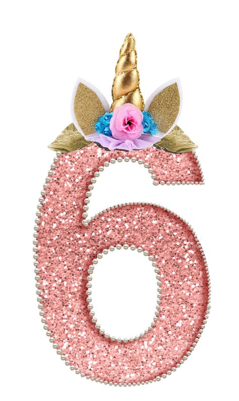 Frozen Elsa Cake Topper, Unicorn Alphabet, Elsa Cake Toppers, Unicorn Topper, Elsa Cake, Elsa Cakes, Doc Mcstuffins Birthday, 6 Number, Unicorn Birthday Invitations