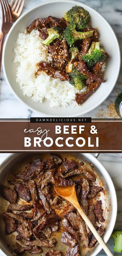 EASY BEEF AND BROCCOLI Dinner Recipes Red Meat, Best Beef And Broccoli, Easy Beef And Broccoli, Better Than Takeout, Healthy Beef, Beef And Broccoli, Broccoli Recipe, Losing 40 Pounds, Country Cook