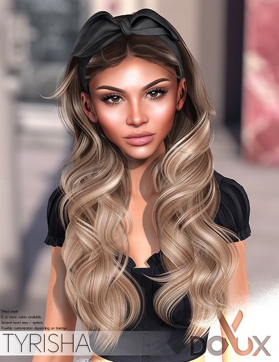 Second Life Marketplace - DOUX - Tyrisha hairstyle [DEMO] Second Life Hair, Die Sims 4, Blender Models, Hair Png, Sims Hair, How To Buy Land, Hair Pictures, Sims 4 Custom Content, Elegant Hairstyles