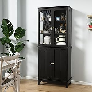 Freestanding Kitchen Pantry, Organiser Cucina, Luxury Kitchen Cabinets, Tall Bathroom Storage Cabinet, Tall Bathroom Storage, Storage Sideboard, Pantry Storage Cabinet, Kitchen Pantry Storage, Freestanding Kitchen