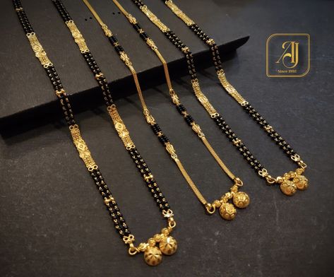 Short Mangalya Chain Designs Gold, Vati Mangalsutra Designs Short, Mangalsutra Designs Long Indian Bridal, Long Mangalsutra Designs Gold Maharashtrian, Vati Mangalsutra Designs, Modern Mangalsutra Designs Gold, Mangalsutra Designs Gold, Short Mangalsutra, Jewelry Necklace Simple