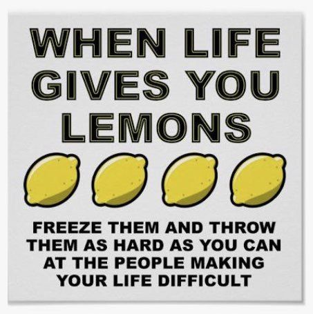 allteensrelate on Tumblr Lemons Quotes, Lemon Funny, Lemon Quotes, Library Book Displays, Funny Motivational Quotes, Church Quotes, Little Things Quotes, Funny Posters, Book Display