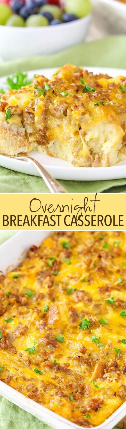 Overnight Sausage Breakfast Casserole, Sausage And Egg Breakfast Casserole, Sausage Egg Breakfast Casserole, Sausage And Egg Breakfast, Egg Breakfast Casserole, Delicious Breakfast Casserole, Breakfast Egg Casserole, Breakfast Casserole Recipe, Overnight Breakfast Casserole