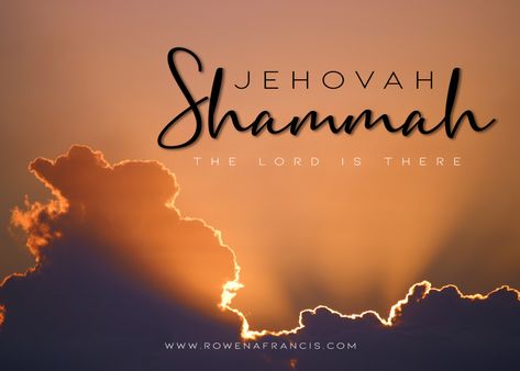 Jehovah Shammah, Prophetic Painting, Jehovah Names, Strange World, Names Of Jesus Christ, Bible Quotes Images, Book Of Revelation, Bible Study Notes, Jesus Lives