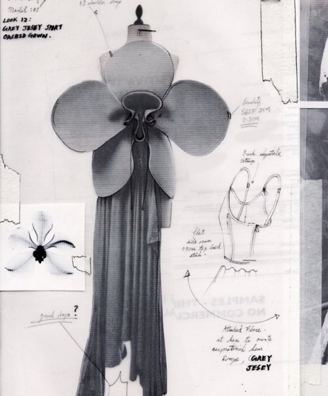 Robert Wun, Fashion Design Portfolio, Fashion Sketchbook, July 18th, Fashion Portfolio, Illustration Fashion Design, Fashion Art Illustration, Flower Motif, Fashion Inspiration Design