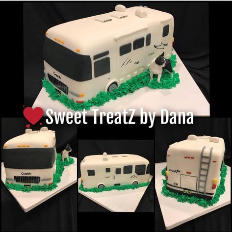 Rv Birthday, Camper Van Cake, Birthday Beer Cake, Rocket Cake, 90th Birthday Party, Birthday Beer, 60th Bday, Beer Cake, 90's Birthday Party