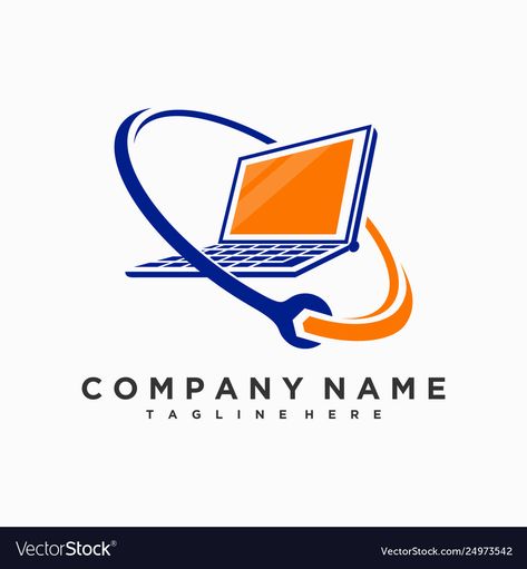 Laptop Logo Design Ideas, Computer Logo Design Ideas, Laptop Logo Design, Computer Logo Icon, Computer Logo Design, Repair Logo Design, Laptop Logo, Logo Computer, Doctor Logos