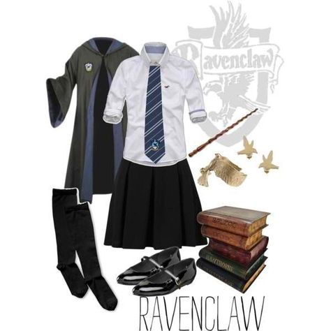 Rowena Ravenclaw Diadem, Ravenclaw Cosplay, Ravenclaw Costume, Ravenclaw Uniform, Luna Lovegood Costume, Ravenclaw Outfit, Hogwarts Uniform, Ravenclaw Pride, Harry Potter Oc