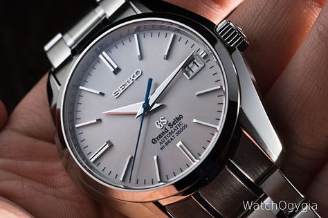 Grand Seiko Automatic - SBGH001 Nice Watches, Seiko Mod, Grand Seiko, Silver Pocket Watch, Seiko Watch, Jewellery Ring, Expensive Watches, Wrist Game, Luxury Timepieces