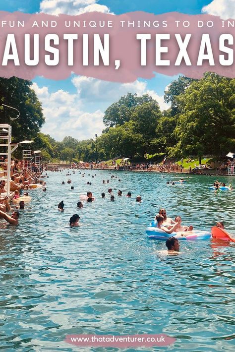 To Do In Austin Texas, Austin Texas Travel, Austin Travel, Things To Do In Austin, Barton Springs, Best City, Usa Travel Guide, Texas Travel, Food Trucks