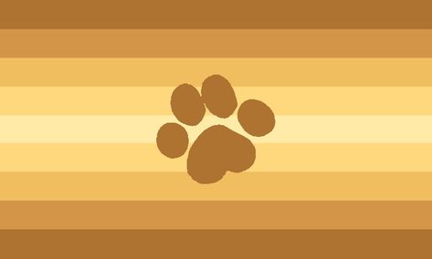 Dog Therian Flag, Golden Retriever Therian, Pup Gender, Tiger Therian, Therian Flag, Dog Therian, Neo Pronouns, Xeno Genders, Golden Retriever Breed