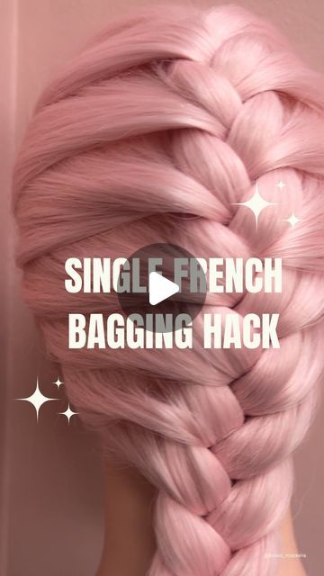 Braid Maidens™️- Annis - We teach you braiding and we braid you on Instagram: "You asked.
We listened.

How to banish the bag on a single French plait.

Be sure to save for later!

It’s slightly different on the Dutch. Want to a video for that?" Single French Braid, French Plait Hairstyles, Single Plaits, Plait Styles, French Plait, Plaits Hairstyles, Save For Later, French Braid, Mirror Mirror