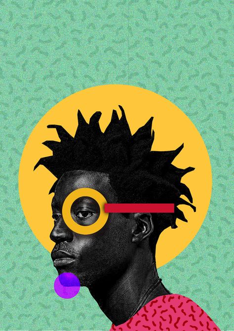 Afro Furutism Art, Afro Futuristic Art, Dtb Aesthetic, Afro Graphic Design, Afro Futurism Aesthetic, Afrofuturism Design, Afro Futurism Art, Collage Branding, Afrofuturism Aesthetic