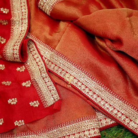 *Exclusive tissue silk saree with designer sabyasachi borders* Very high on demand For *Price 5200 free shipping* Sabyasachi Borders, Tissue Silk Saree, Silk Saree, Fabric Patterns, Silk Sarees, Borders, On Demand, Saree, Silk