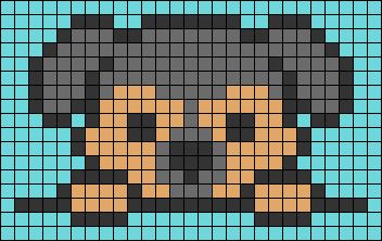 Pixel Art Pattern Easy, Art Pixel, Easy Pixel Art, Pixel Art Templates, Pixel Drawing, Diy Perler Bead Crafts, Pixel Crochet, Pix Art, Pixel Art Grid