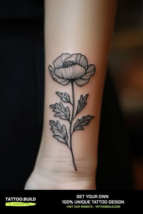 Black Poppy Tattoo, Anemone Tattoo, Watercolor Poppy Tattoo, Poppy Tattoos, California Poppy Tattoo, Poppy Flower Tattoo, Poppy Tattoo, Flower Tattoo Ideas, Abstract Poppies