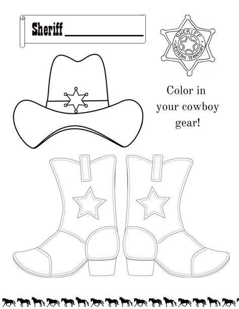 Cowboy Hat Template, Best Cowboy Hats, Birthday Tags Printable, Cowboy Sheriff, Cowboy Hat Styles, Happy Birthday Tag, Hat Template, Hat Styles, Sunbonnet Sue