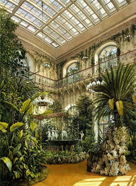 Backyard Garden Layout, Palace Interior, Winter Palace, Luxury Garden, Types Of Rooms, Garden Layout, Glass House, Winter Garden, Elle Decor