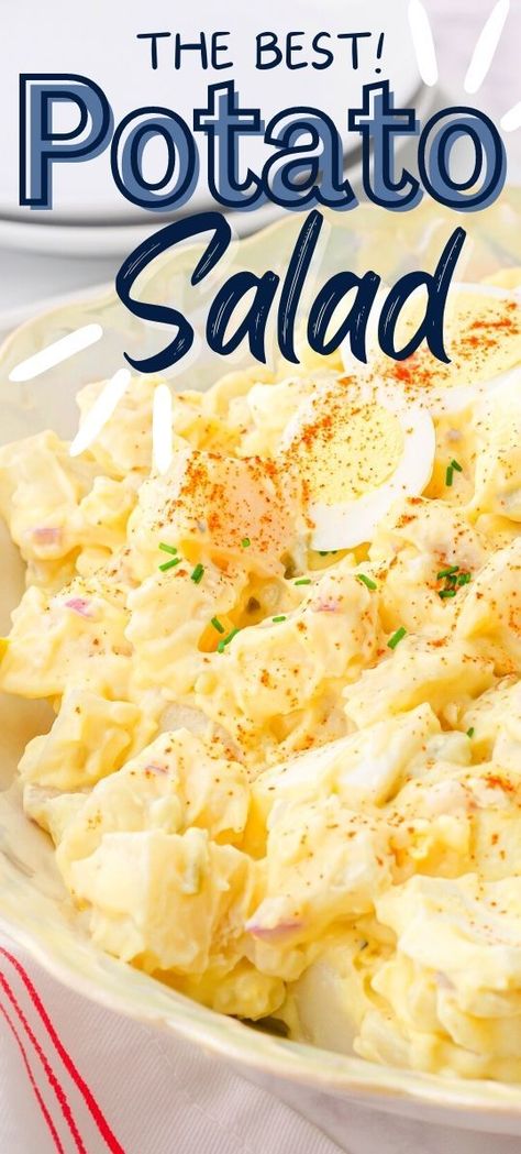 Mcalister's Potato Salad Recipe, Mashed Potato Salad, Traditional Potato Salad Recipe, Amish Potato Salads, The Best Potato Salad, Best Potato Salad, Southern Style Potato Salad, Best Potato Salad Recipe, Potato Salad Dressing