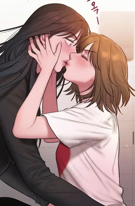 Bad thinking diary Bad Thinking Diary, Yuri Manga, Lesbian Art, Good Night Messages, Yuri Anime, Anime Girlxgirl, Anime Drawings Tutorials, Gay Art, Couple Art