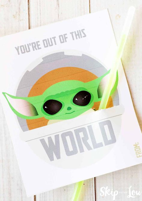 Diy Baby Yoda, Baby Yoda Valentine, Yoda Valentine, Valentines Day Cards Diy, Diy Valentines Day Gifts For Him, Star Wars Valentines, Valentine's Day Crafts For Kids, Printable Valentines Cards, Valentines Day Gifts For Him