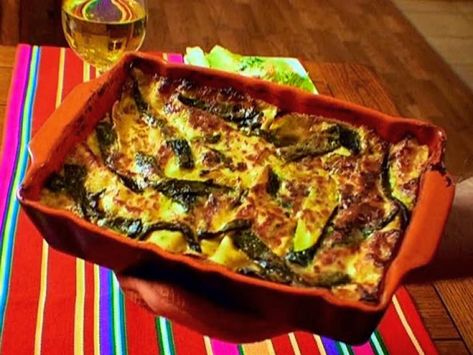 Poblano Lasagna, Corn And Poblano, Cooking Channel, Lasagna Recipe, Easy Dinners, Mexican Dishes, Food Network, Pasta Dishes, Food Network Recipes