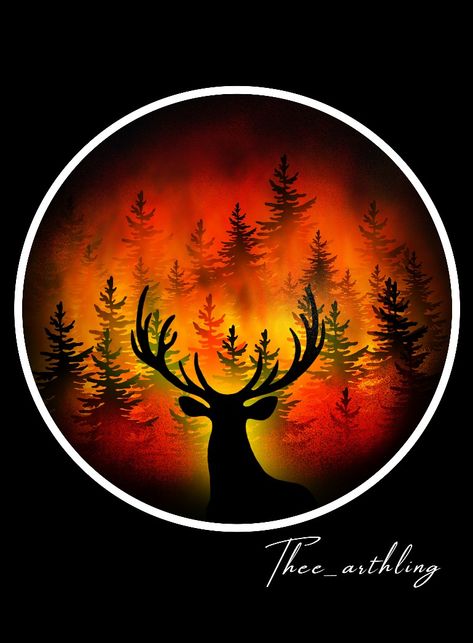 Forest Fire Digital Illustration|Digital Art|Drawing|Forest Forest Fire Drawing, Drawing Forest, Airbrush Ideas, Illustration Forest, Forest Drawing, Fire Drawing, Digital Art Drawing, Fire Painting, Forest Illustration