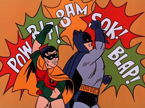 Batman 1966 Opening Credits Adam West Batman, Batman Comic Cover, Heroes Tv Series, Batman Tv Show, Burt Ward, Batman Theme, Batman 1966, Batman Tv Series, Batman Stuff