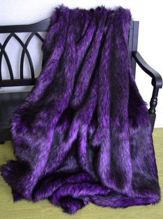 Black Husky, Bedding Blanket, Purple Shower Curtain, Fur Bedding, Purple Home Decor, Purple Bedrooms, Purple Bedding, Granny Square Crochet Patterns Free, Purple Bedroom