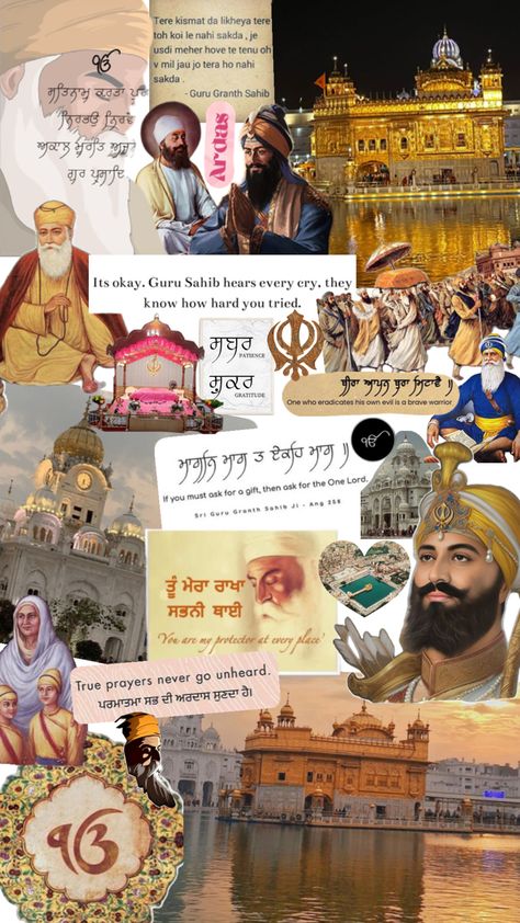 10 Gurus Of Sikhs, Gurbani Aesthetic, Sikh Aesthetic Wallpaper, Waheguru Painting, Waheguru Aesthetic, Sikh Aesthetic, Waheguru Wallpapers, Punjabi Aesthetic Wallpaper, Scrap Stickers