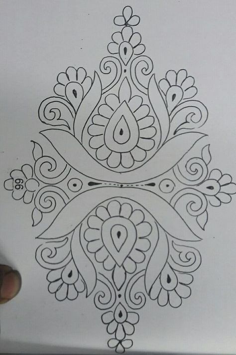 Drawing For Aari Work, Flower Aari Work, Aari Work Tracing Patterns, Tracing Patterns, Peacock Embroidery Designs, Hand Embroidery Patterns Free, Fabric Paint Designs, Simple Embroidery Designs, Border Embroidery Designs