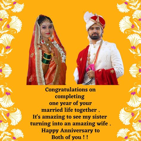 #Happy #Anniversary #first #celebration #wishes #sister #message #good #2021 #creater # Anniversary Wishes For Sister, Happy Wedding Anniversary, Happy Wedding Anniversary Wishes, Wedding Anniversary Wishes, Anniversary Wishes, Unique Wedding Invitations, Happy Wedding, Married Life, Happy Anniversary