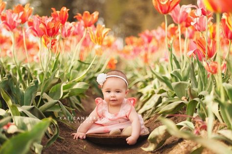 6 Month Baby Milestones, Baby Easter Pictures, 6 Month Session, Katie Anderson, 6 Month Baby Picture Ideas, Natural Newborn Photography, Baby Milestones Pictures, Farm Pictures, Baby Milestone Photos