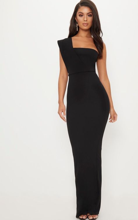 Black One Shoulder Maxi DressChannel a contemporary vibe with this red carpet worthy maxi dress. ... Cocktail Attire For Women, Chic Maxi Dresses, Dresses Australia, Cocktail Attire, Maxi Styles, Womens Cocktail Dresses, Maxi Dress Cocktail, Dress Cocktail, Long Black Dress