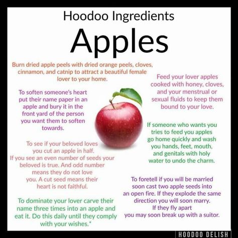 Apples Hoodoo Curse Spell, Crossroads Hoodoo, Hoodoo Ingredients, Hoodoo Delish, Hoodoo Conjure Rootwork, Hoodoo Rootwork, Hoodoo Magic, Hoodoo Conjure, Hoodoo Spells