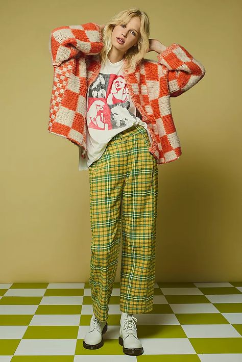 Mode Pop, Outfit Vintage, Gender Envy, Ținută Casual, 가을 패션, Mode Inspiration, Trouser Pants, Mode Outfits, Colorful Fashion