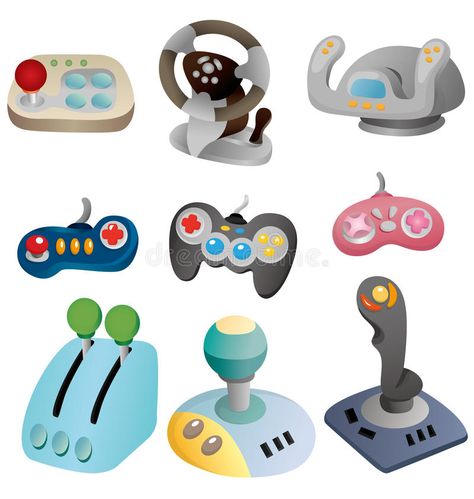 Joystick Drawing, Game Drawing, Photo Texture, Cartoon Games, Drawing Set, Drawing Images, Abstract Photos, Stock Photography Free, Cartoon Pics