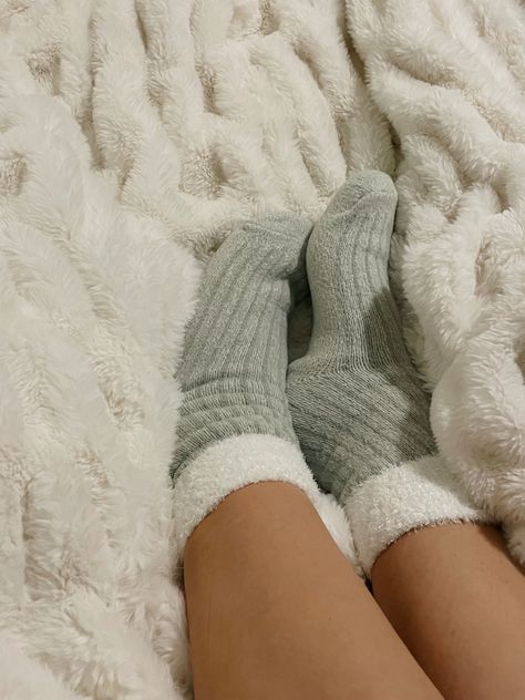 Fluffy Socks Aesthetic, Socks Aesthetic, Urban Retreat, Xmas Wishlist, Fluffy Bedding, Fluffy Socks, Heated Blanket, Cozy Socks, Healthy Lifestyle Inspiration