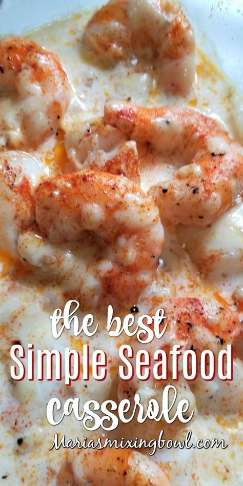 Seafood Casserole Recipes, Seafood Dish Recipes, Seafood Diet, Seafood Entrees, Seafood Chowder, Best Seafood Recipes, Crock Pot Recipes, Healthiest Seafood, Shrimp Recipes For Dinner