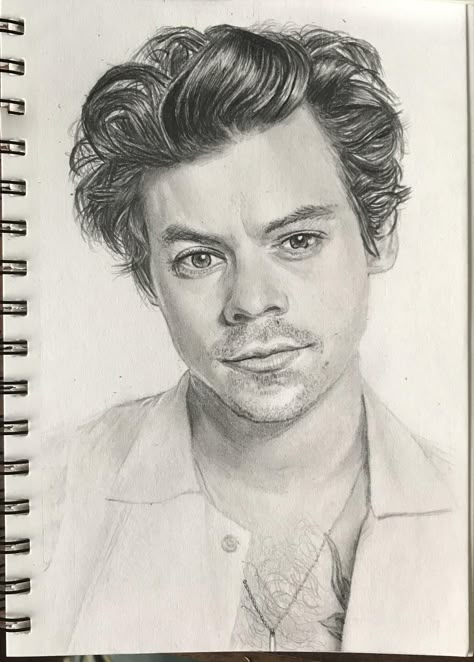 Harry Styles Sketch Pencil, Harry Styles Drawing Pencil, Celebrity Sketches Easy, Harry Drawing, Vibes Drawing, Harry Styles Dibujo, Human Face Sketch, Harry Styles Eyes, Harry Styles Hair