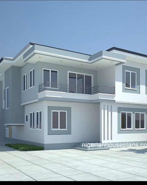 Spacious House Plans, Nigerian House Plans, 5 Bedroom Bungalow, Artistic House, 4 Bedroom Bungalow, Bedroom Bungalow, Bungalow Floor Plans, Duplex Design, Classic House Design