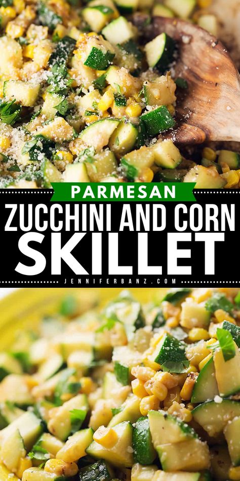 This quick and easy zucchini and corn skillet is a perfect addition to your zucchini dinner ideas! This best corn and zucchini recipe is a colorful and flavorful side dish and can be ready on the table in under 20 minutes! What's not to love? Corn Zucchini Recipes, Mexican Zucchini Skillet, Zucchini Recipes Stovetop, Corn And Zucchini Recipes, Zucchini And Corn Recipes, Zucchini Dinner Ideas, Zuchinis Recipe Dinner, Corn Skillet, Zucchini Side Dish Recipes