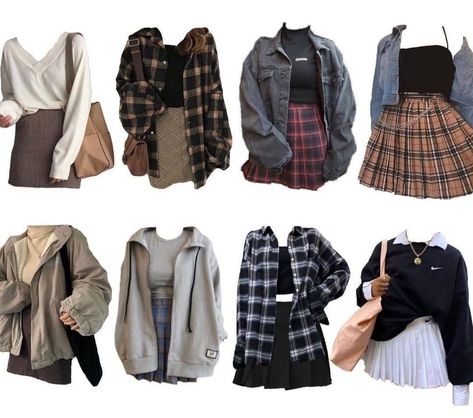 Christmas Character Outfits, Short Hair Outfit, Outfit Inspirations Skirt, Lazy Outfits For School, Bookish Outfits, Mood Outfits, Preppy Pics, Foam Cosplay, Styling Hacks