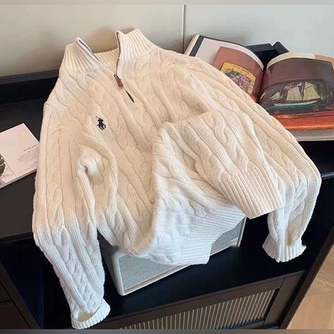 Ralph Lauren Ladies sweater size S Ralph Lauren Quarter Zip, Pullovers Outfit, Ladies Sweater, Jersey Sweater, Zipper Sweater, Ralph Lauren Pullover, Zip Polo, Polo Pullover, Zippered Sweater