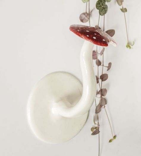 Hand Built, wall-mountable mushroom tile.



#CeramicMushroom #PorcelainMushroom #MushroomHook #ToadstoolHanger #JewelleryHanger #JewelryHanger #FairyGarden #WallArt #Fairycore #PatioDecor #MushroomDecor #ToadstoolArt #DisplayHooks #HandmadeCeramicArt #DecorativeHanger Mushroom Hooks, Mushroom Tile, Stone Wall Art, Tile Covers, Jewelry Hanger, Traditional Ceramics, Mushroom Decor, Unique Decoration, Clear Gloss