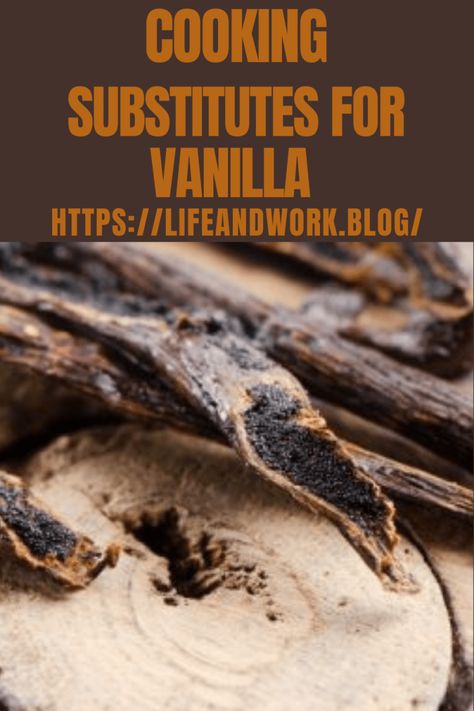 Substitutes For Vanilla Cloves Spice, Cooking Substitutions, Almond Extract, Vanilla Beans, Wooden Barrel, Bourbon Barrel, Vanilla Sugar, Culinary Skills, Flavor Profiles