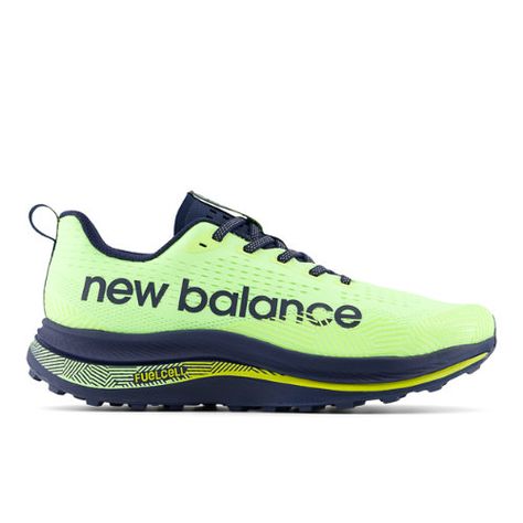 For trail runners in need of speed  the carbon-plated FuelCell SuperComp Trail is designed to provide energy return and best-in-class traction. Need Of Speed, New Balance Homme, Mens Hiking, London Marathon, Shoes Design, Trail Runners, New Balance Men, Football Shoes, Running Gear