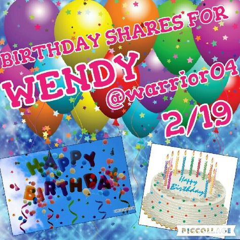 Happy Birthday Wendy🎂🎂🎂🎂 🎂🎂🎂🎂HAPPY BIRTHDAY WENDY🎂🎂🎂🎂let's all send some Birthday shares!!!! Other Happy Birthday Wendy, Limited Time, Birthday Cake, Happy Birthday, Cake, Birthday