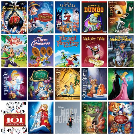 1937-1970 Disney movies in order of release. Disney Movie Trivia, Winnie Poo, Disney Cartoon Movies, Pinocchio Disney, Walt Disney Movies, Jungle Book Disney, Disney Movie Night, Disney Quiz, Film Recommendations